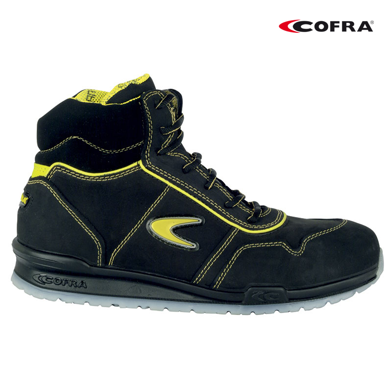 SCARPA ALTA COFRA EAGAN S3 EN20345 CE NABUK NERO IDROREPEL. ANTIPERFORAZIONE